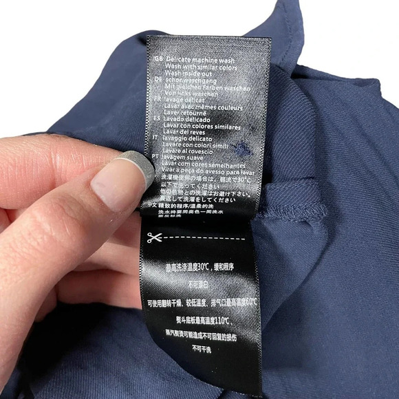 Scotch & Soda Jolie Vagabonde Navy Blue‎ Button Down Blouse Shirt Size Small - Picture 11 of 11